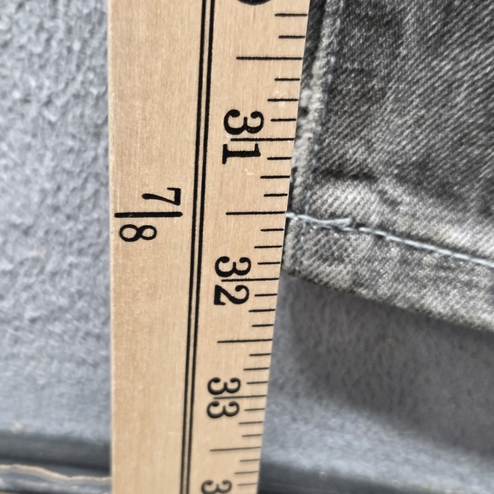 Neighborhood Jeans Mens 34x32 Gray Selvedge Thrashed Narrow Studded Made Japan View 4